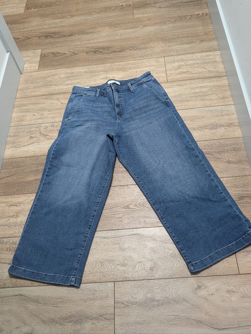 Ella Moss Wide-Leg Jeans in Blue Wash